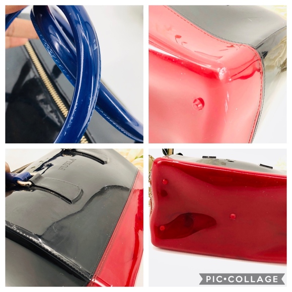 Authentic Furla Large Candy Jelly Satchel Handbag - Picture 8 of 8